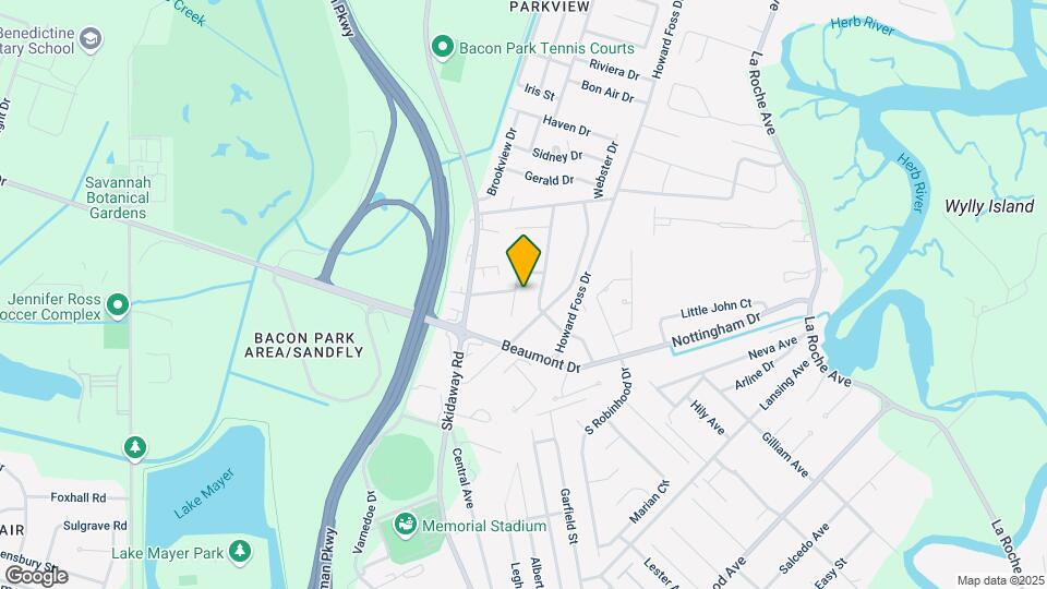 6936 Hialeah Cir Map and Location Details