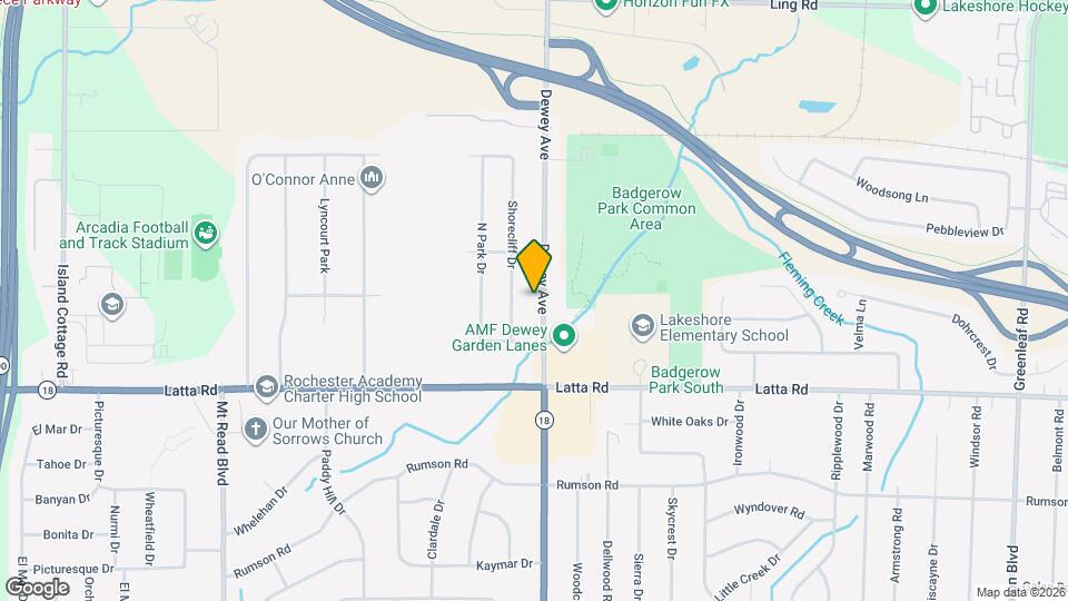 4521 Dewey Ave Map and Location Details