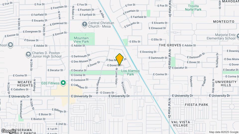 3203 E Dover St Map and Location Details