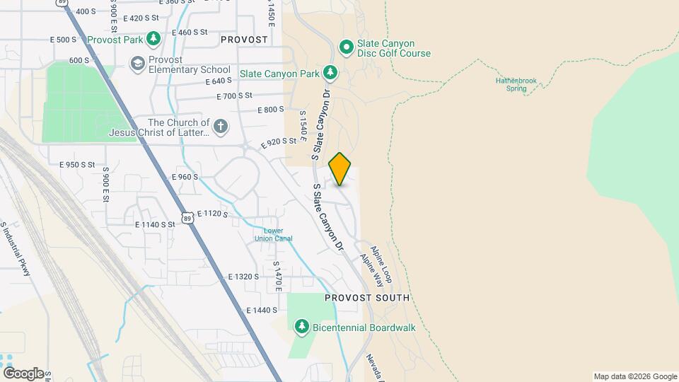 1052 Canyon Meadow Dr Map and Location Details