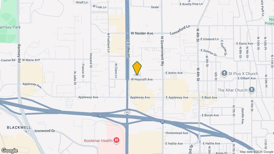 309 W Haycraft Ave Map and Location Details