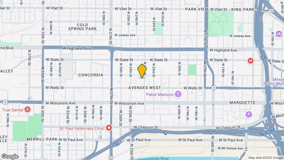 833 N 24th St Mapa y Detalles de la Ubicación