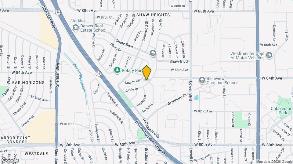 8361 Circle Dr Mapa y Detalles de la Ubicación