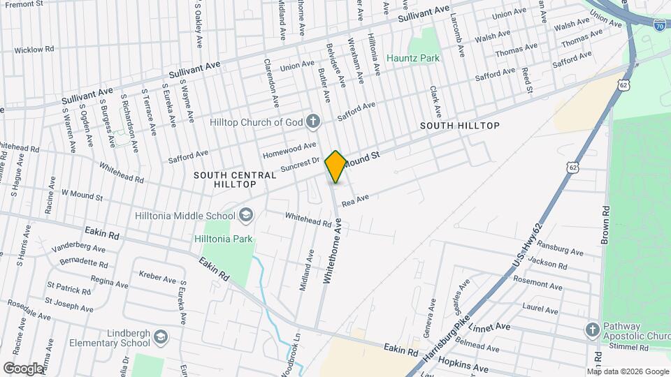 772 Whitethorne Ave Map and Location Details