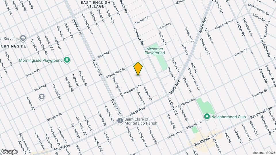 3865 Grayton St Map and Location Details
