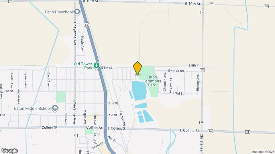 417 Lilac Ave Map and Location Details