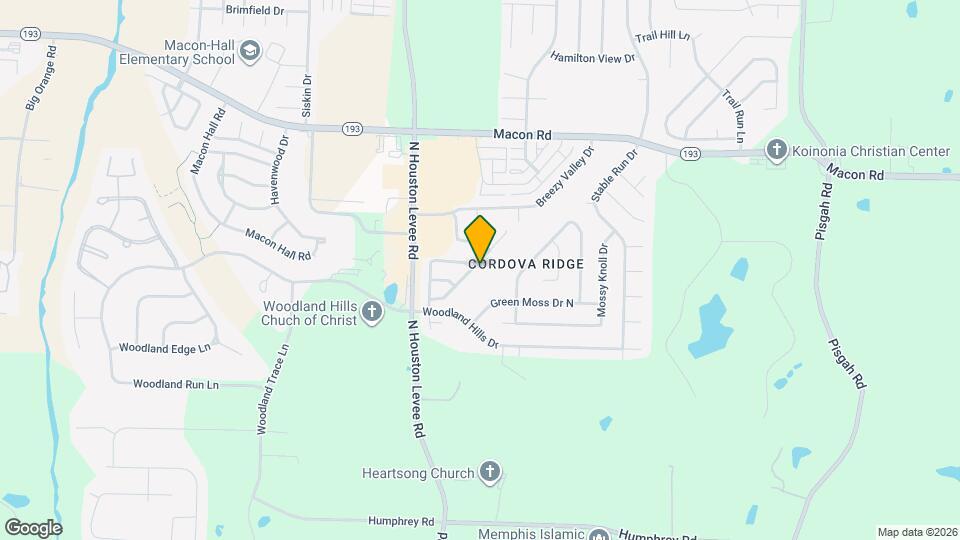 1106 Cross Wood Ln Map and Location Details