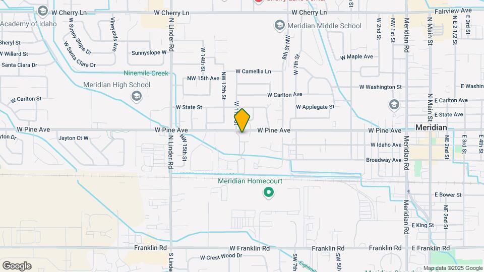 1025 W Pine Ave Mapa y Detalles de la Ubicación