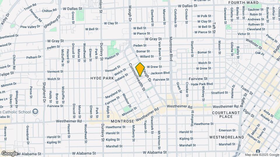 2213 Commonwealth St Map and Location Details