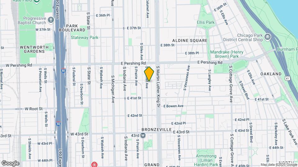 4005-4007 S Calumet Ave Mapa y Detalles de la Ubicación