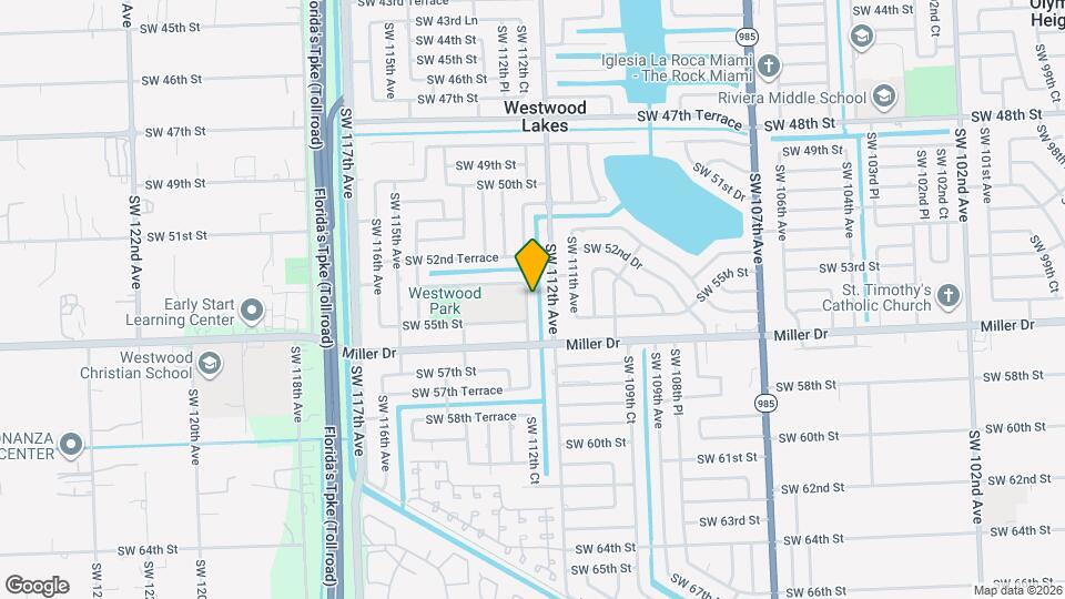 5345 SW 112th Ct Map and Location Details