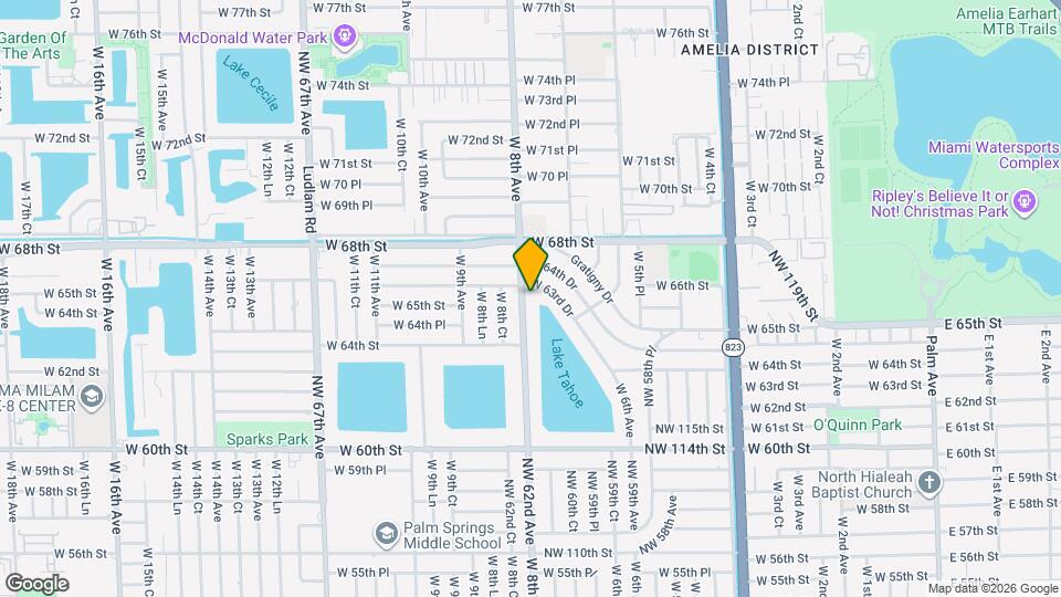 6531 W 8th Ave Map and Location Details