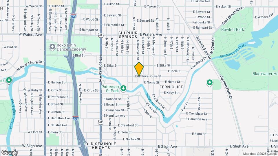 1311 E River Cove St Mapa y Detalles de la Ubicación