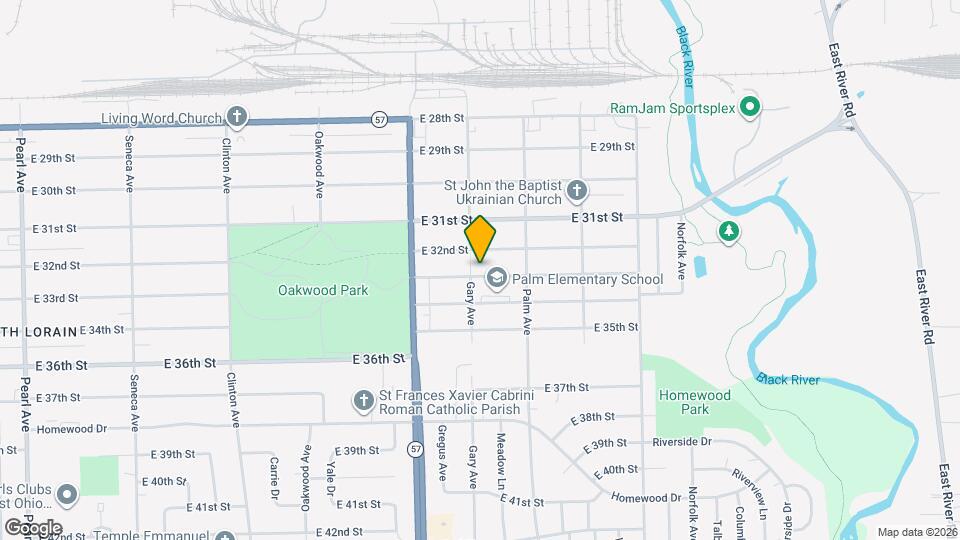 2305 E 33rd St Map and Location Details