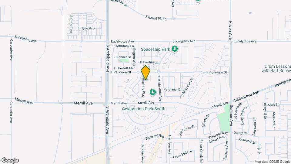 4847 S Tangerine Way Map and Location Details