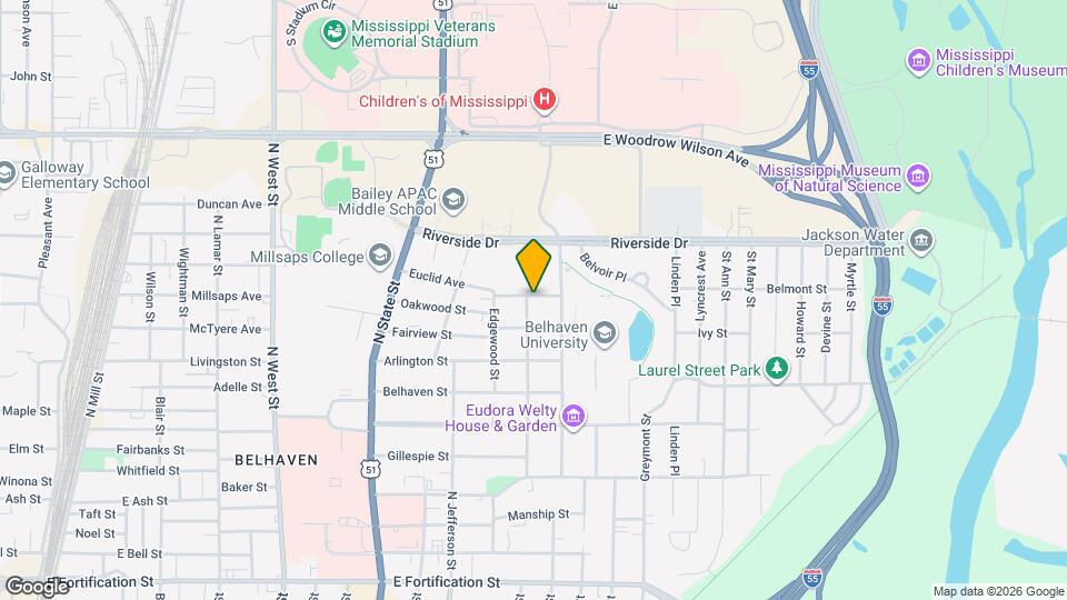 1001-1003 Euclid Ave Map and Location Details