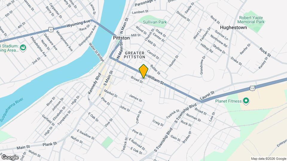 116 Broad St Map and Location Details