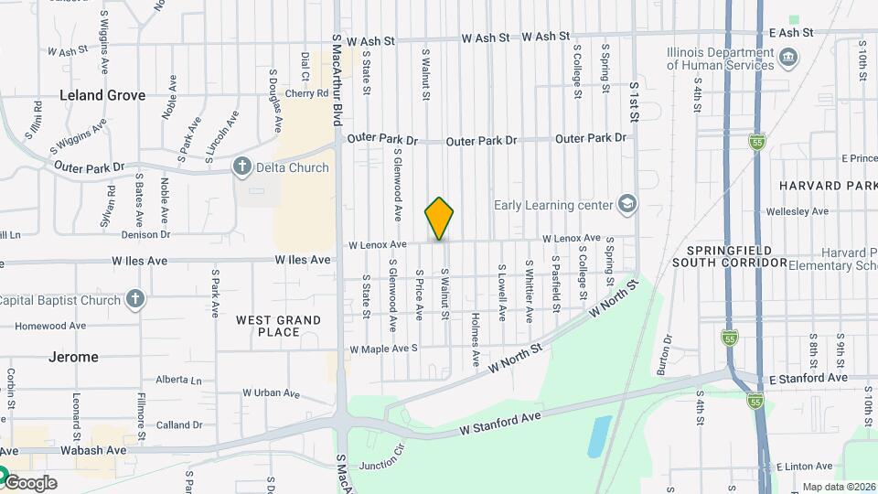 2601 S Walnut St Mapa y Detalles de la Ubicación
