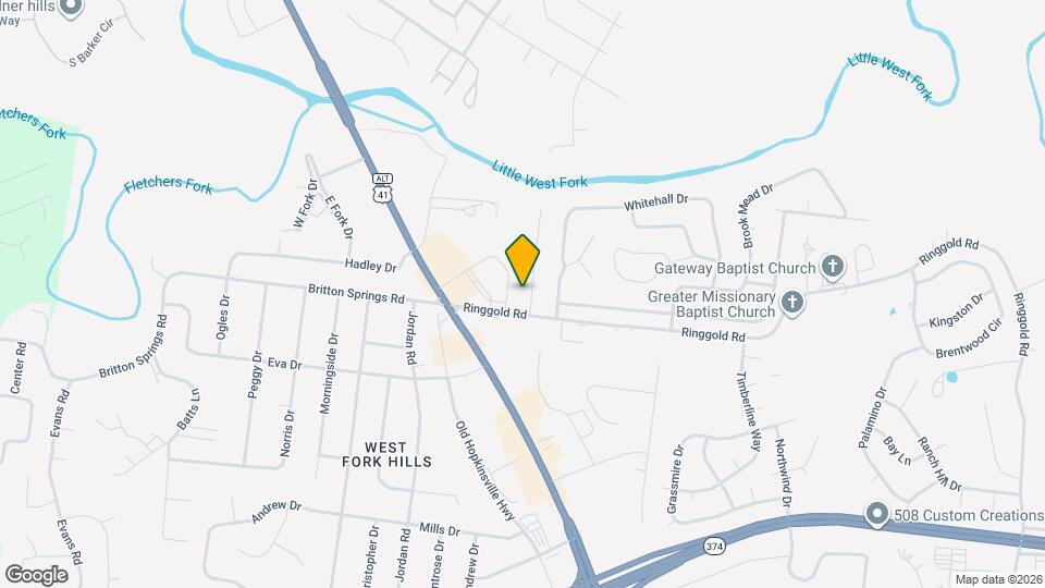 2004 Tynewood Dr Map and Location Details