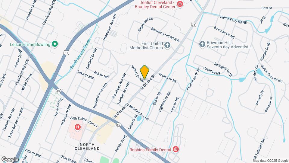 3201 Ocoee St N Mapa y Detalles de la Ubicación