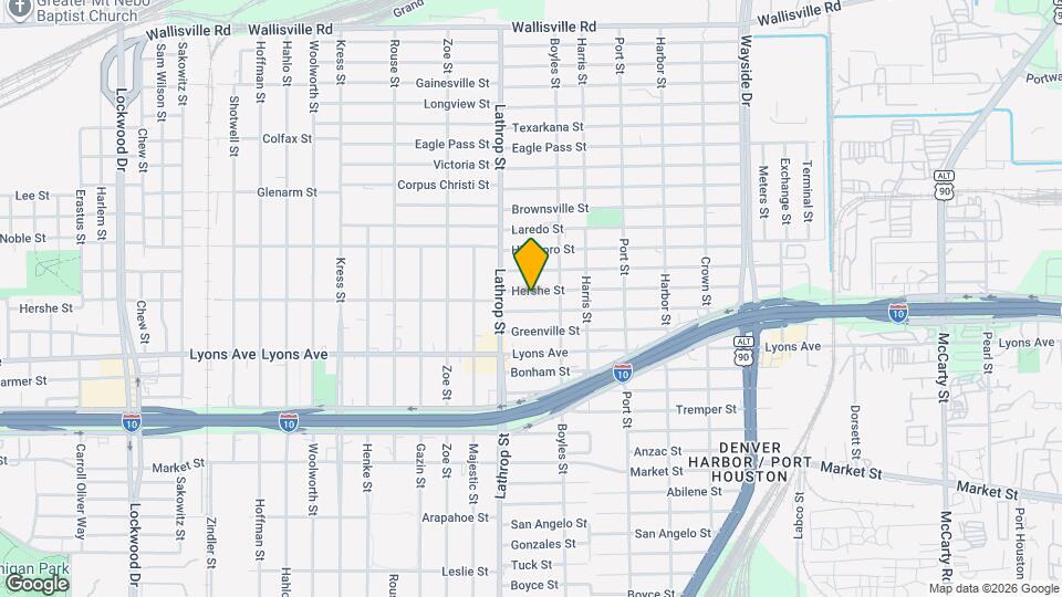 6928 Hershe St, Unit Apt A Map and Location Details