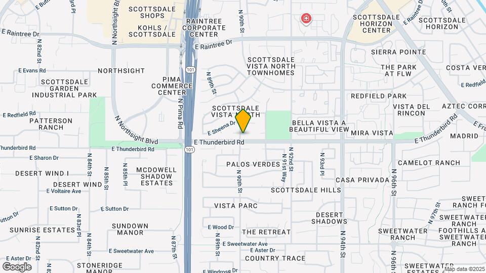9013 E Ludlow Dr Map and Location Details