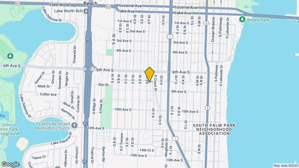 712-714 S F St Map and Location Details