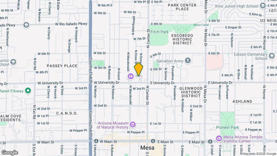 Drew Street Town Homes Mapa y Detalles de la Ubicación