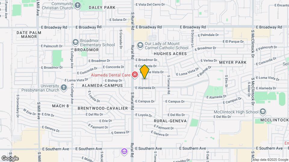 2607 S Jentilly Ln Map and Location Details