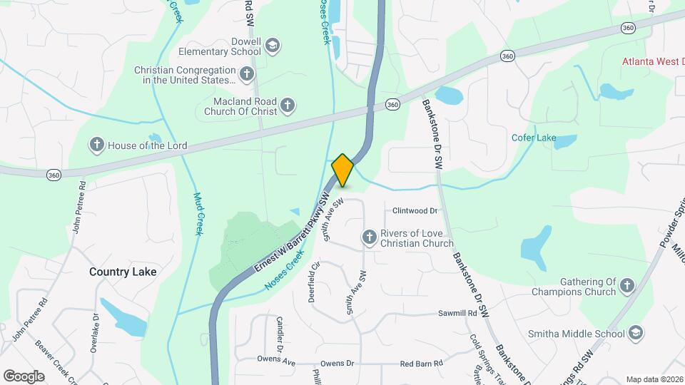 Room in House on Smith Ave SW Mapa y Detalles de la Ubicación