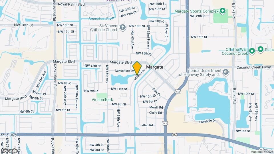 1251 W River Dr Map and Location Details