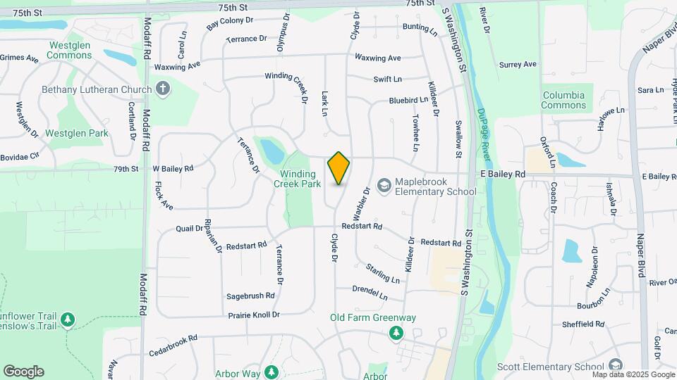 1633 Clyde Dr Mapa y Detalles de la Ubicación