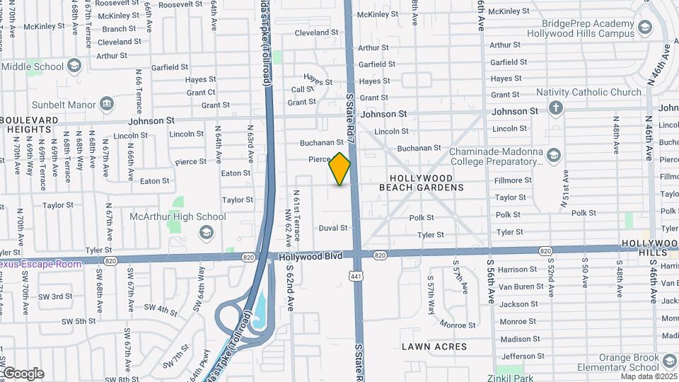 6016 Fillmore St Map and Location Details