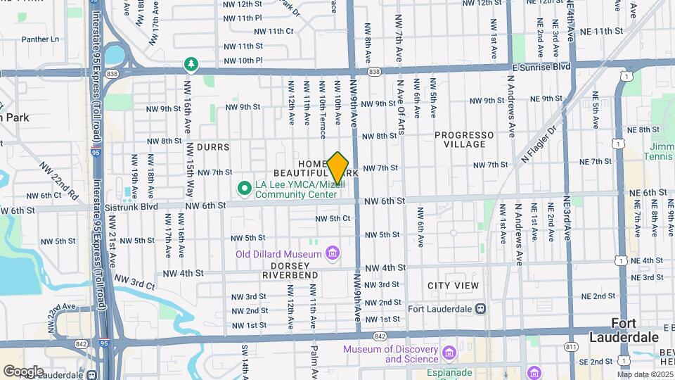 609-617 NW 10th Ave Map and Location Details