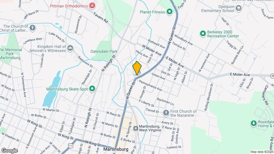 608 N Queen St, Unit 608 Map and Location Details