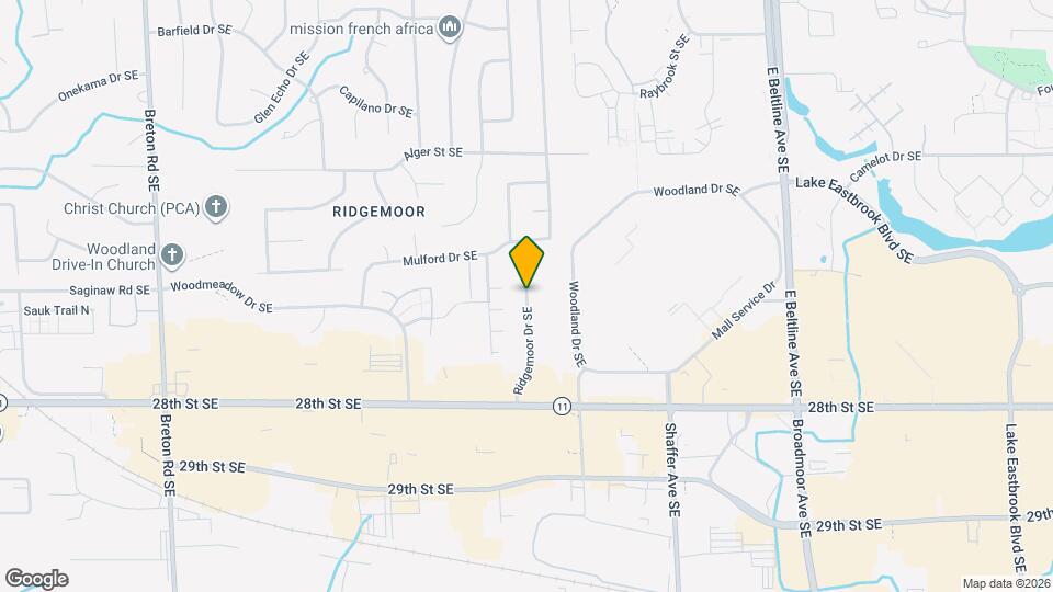 2618-2620 Ridgemoor Dr SE Map and Location Details