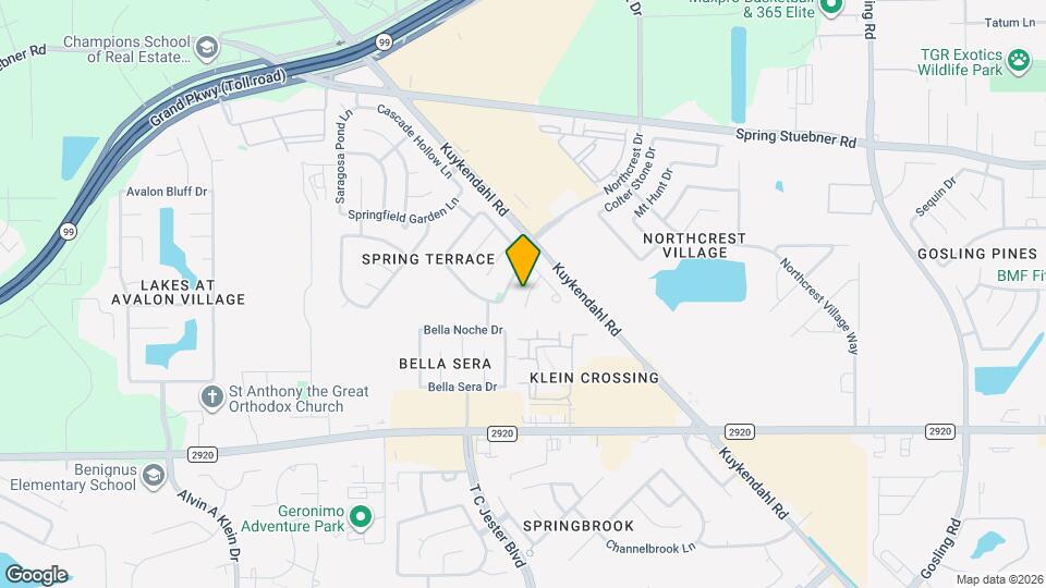 6702 Castle Terrace Ct Map and Location Details