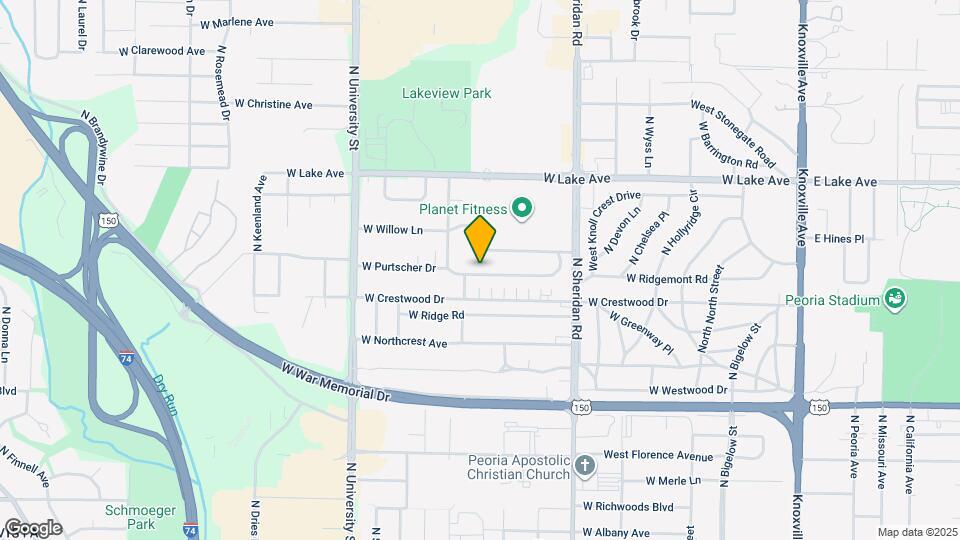 921 W Purtscher Dr Map and Location Details