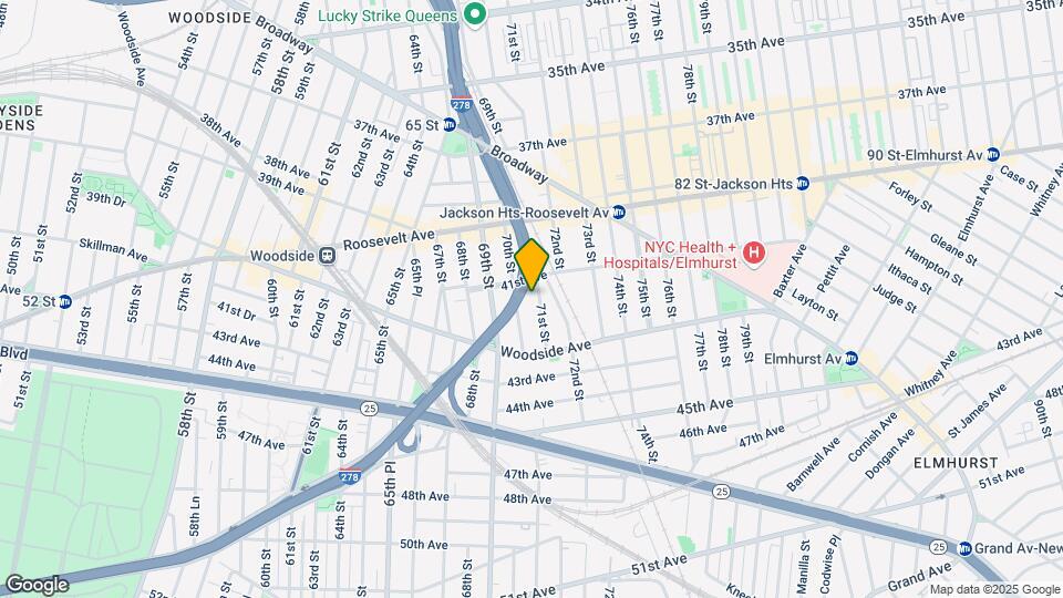 41-20 71st St Mapa y Detalles de la Ubicación