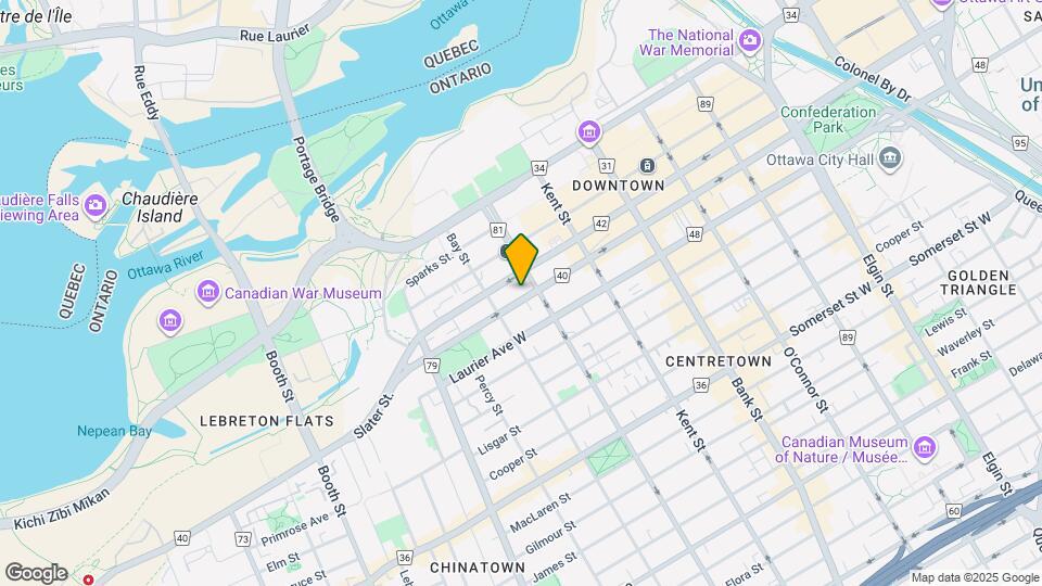 Relevé Map and Location Details