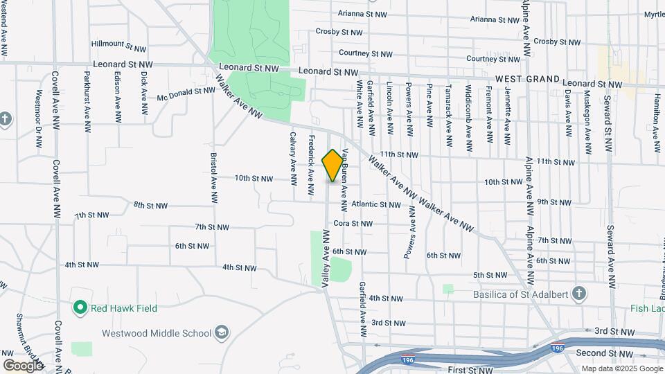 922 Valley Ave NW Map and Location Details