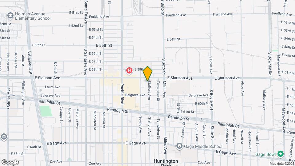 5915 Stafford Ave, Unit K Map and Location Details