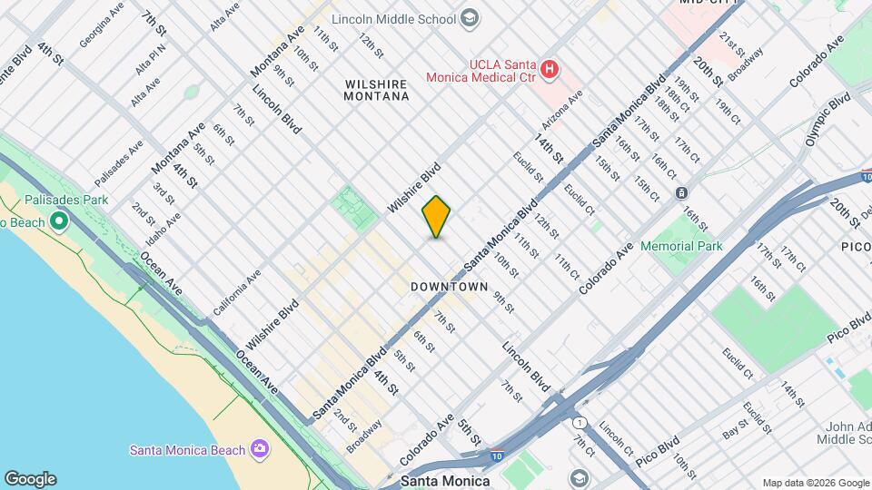 1308 9th St, Unit 1 Mapa y Detalles de la Ubicación