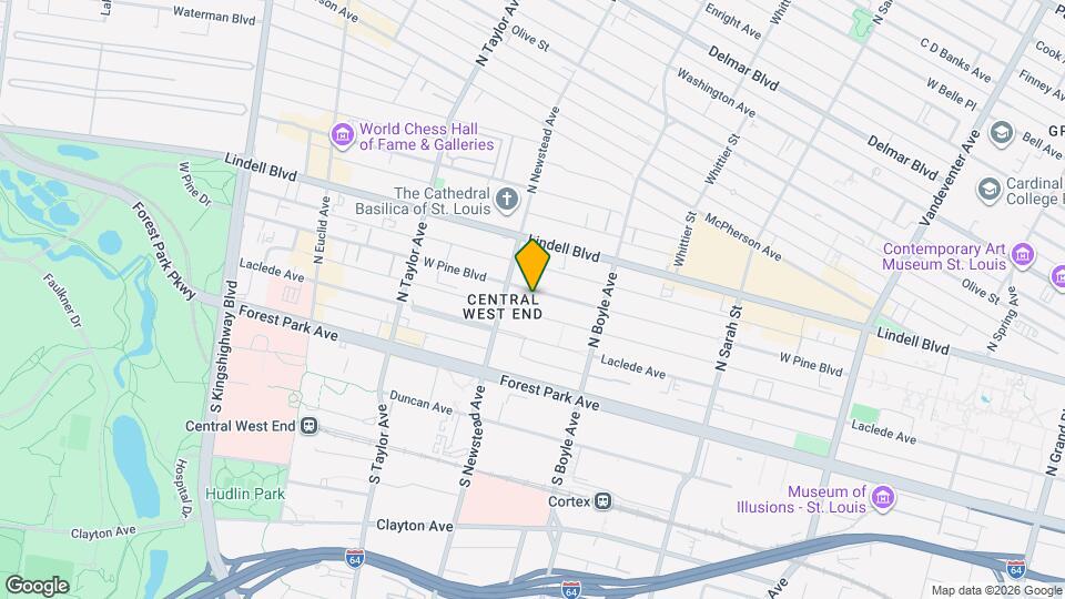 4374 W Pine Blvd Map and Location Details