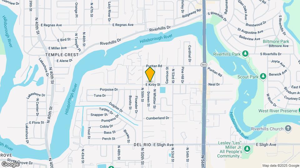 5008 E Parade St Map and Location Details