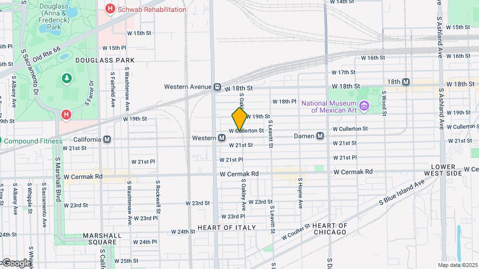 2303 W Cullerton St Mapa y Detalles de la Ubicación