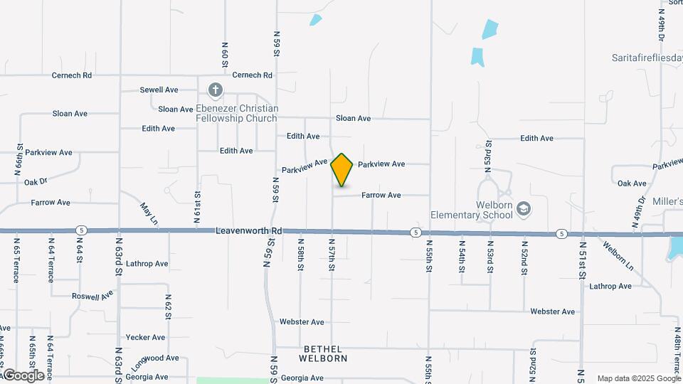 5640 Farrow Ave Map and Location Details