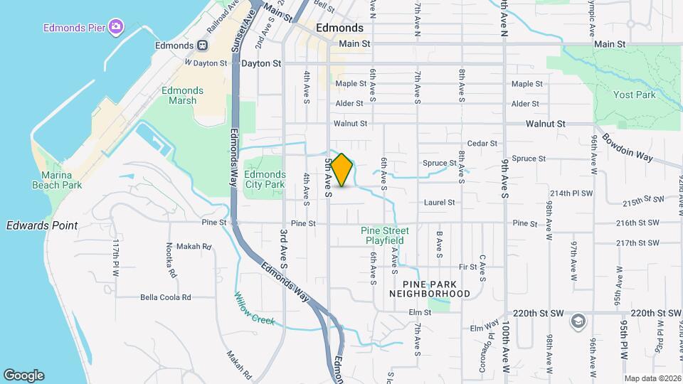 520 Hemlock Way Map and Location Details