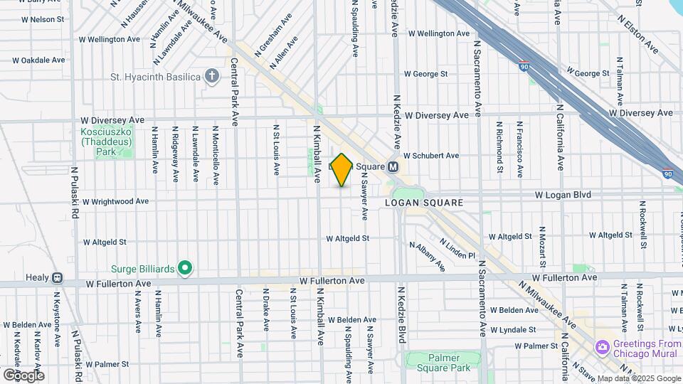 2607 N Spaulding Ave Map and Location Details