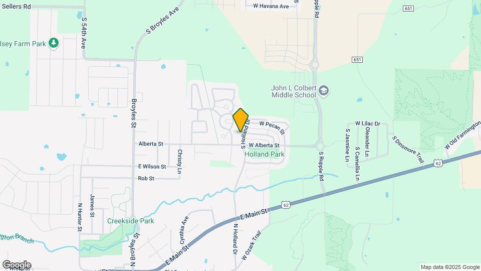 1241 S Holland Dr Map and Location Details